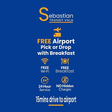 Sebastian Transit Villa With Free Shuttle Service To Airport Kotugoda Exterior photo